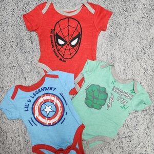 Baby superhero set